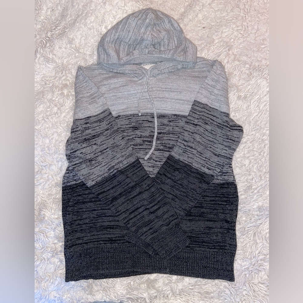 Sun&Stone worn once!!! Like NEW!! Large men’s knitted sweatshirt
